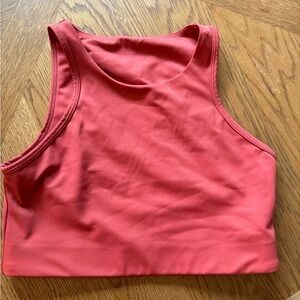 Women’s Coral-Red High-Line Bra Top